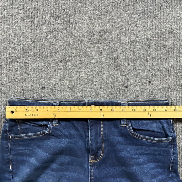 Arizona Jean Co Womens Skinny Jeans Size 11 Dark Wash Stretch Denim Low Rise - Picture 5 of 9